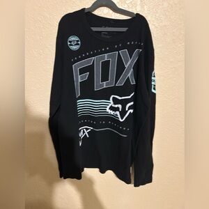Fox Black Graphic Tee